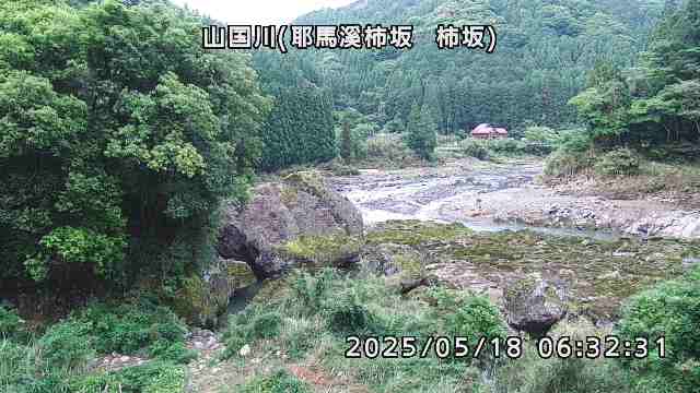 山国川(耶馬溪柿坂 柿坂)